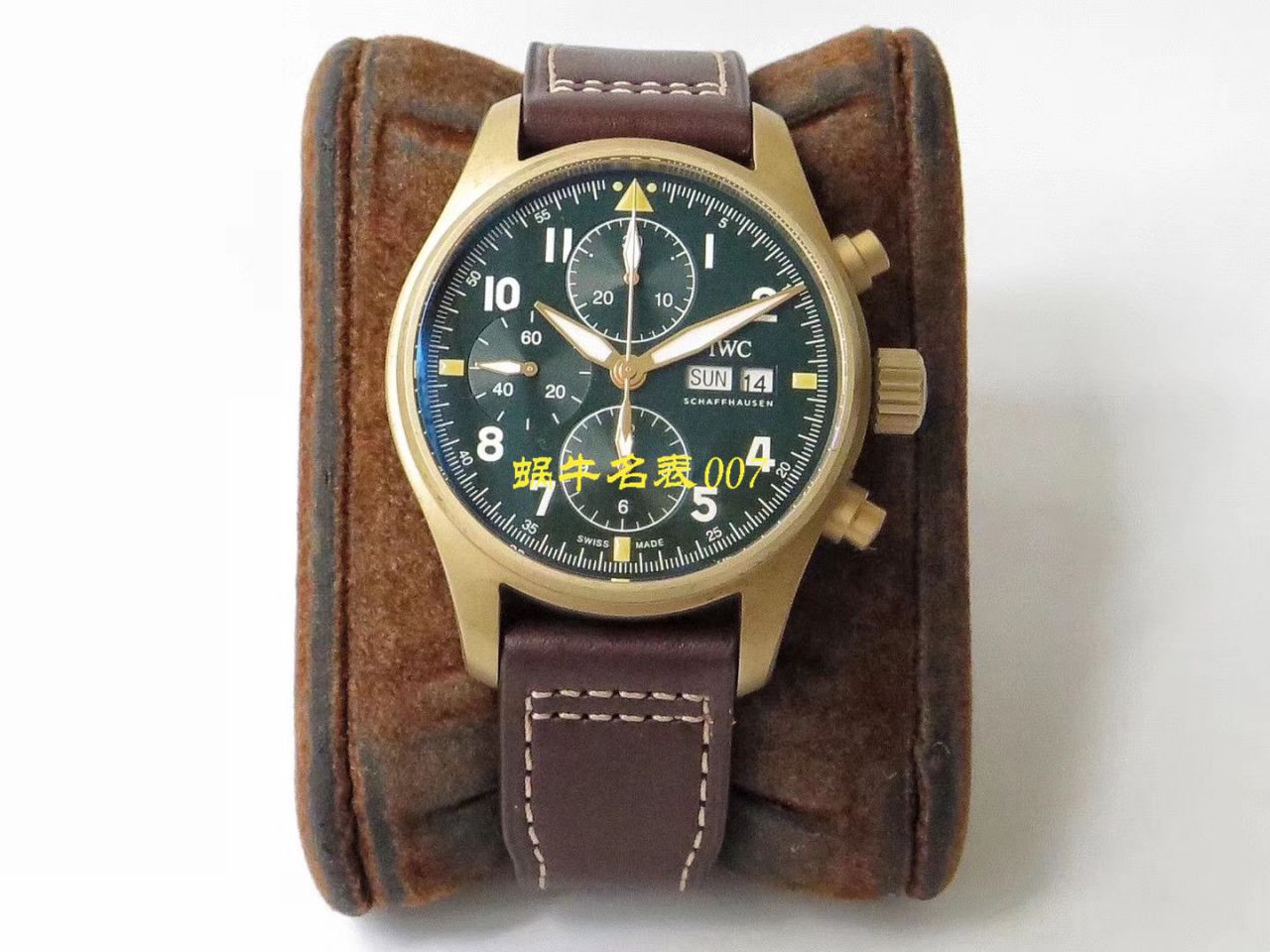 【ZF厂顶级IWC复刻表】万国表飞行员高仿IW387902腕表 / WG380