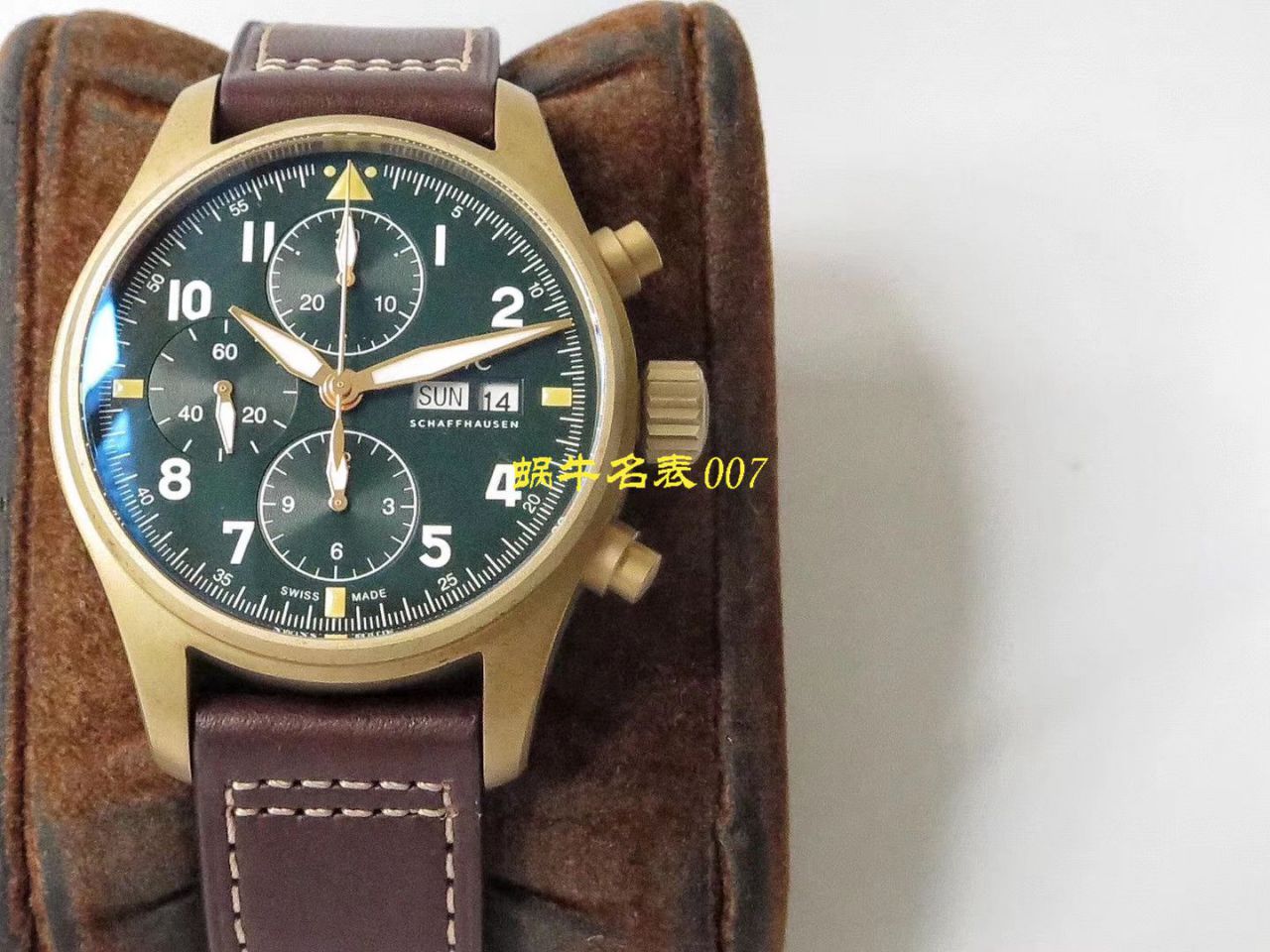 【ZF厂顶级IWC复刻表】万国表飞行员高仿IW387902腕表 / WG380