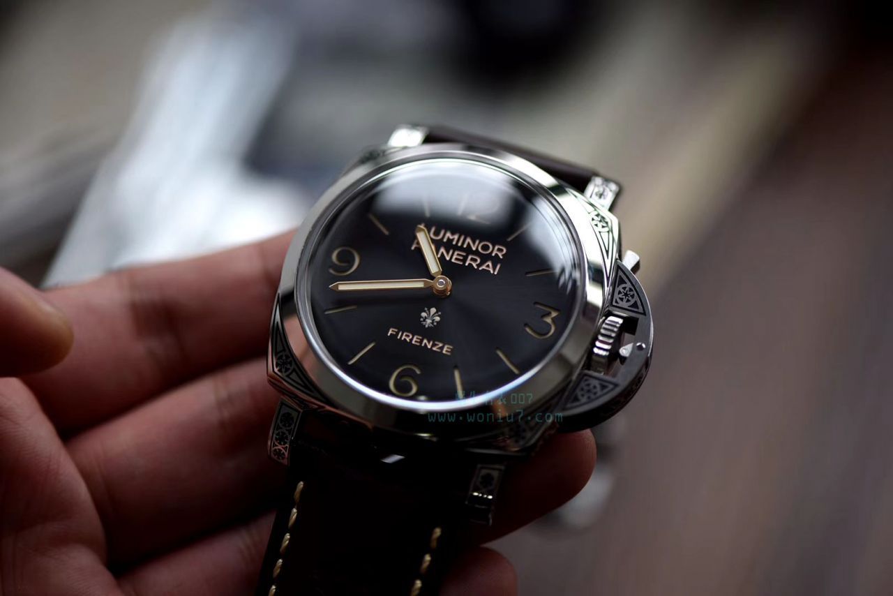 【视频评测V9厂Panerai复刻高仿手表】沛纳海LUMINOR系列 PAM00972 Firenze腕表 / V9PAM00972