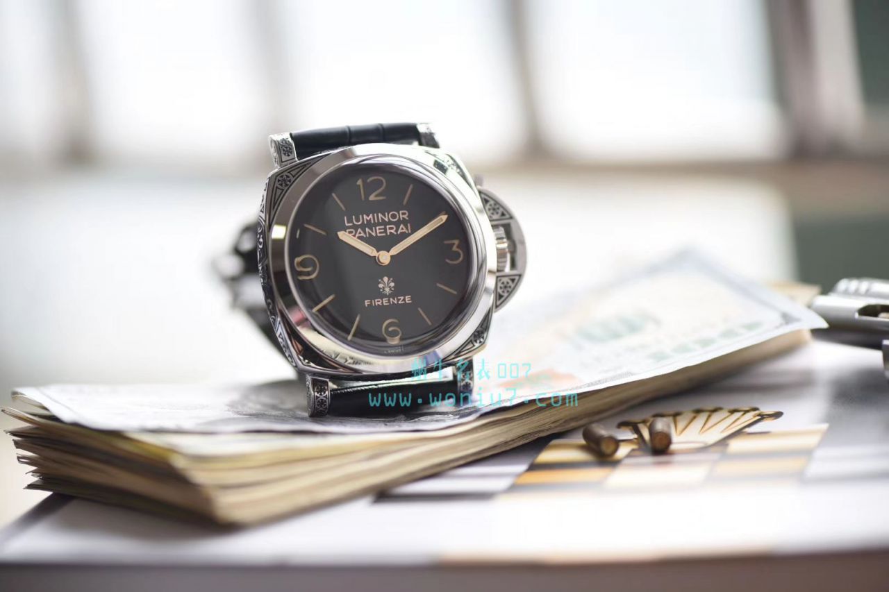 【视频评测V9厂Panerai复刻高仿手表】沛纳海LUMINOR系列 PAM00972 Firenze腕表 / V9PAM00972