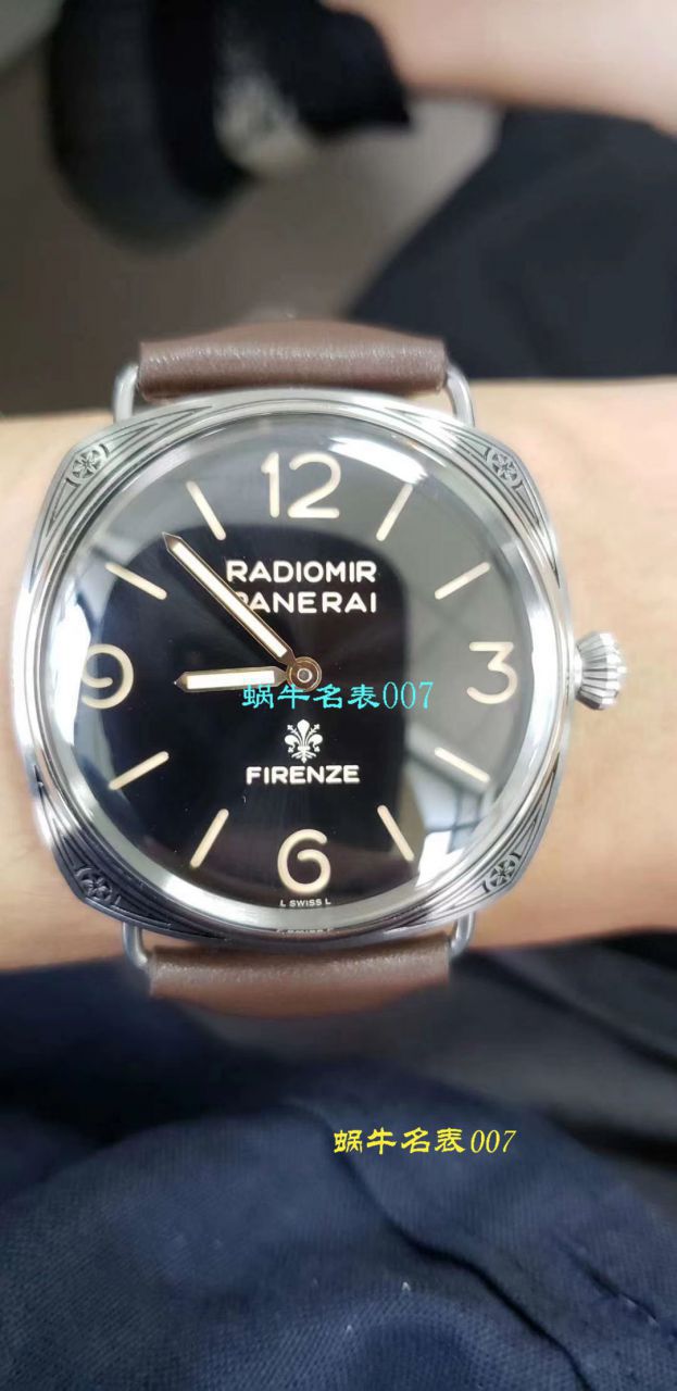 【视频评测V9厂Panerai复刻高仿手表】沛纳海LUMINOR系列 PAM00972 Firenze腕表 / V9PAM00972
