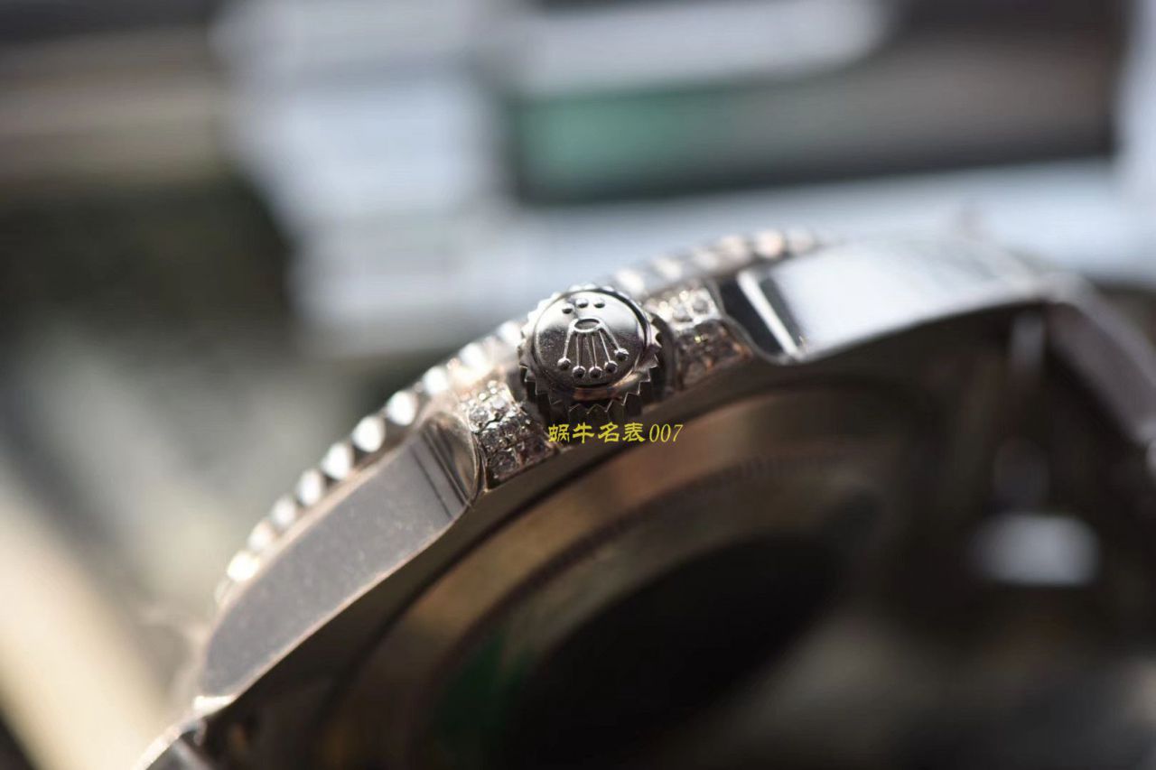 【LF厂顶级复刻劳力士高仿手表】LF帝皇定制版镶钻绿水鬼❗顶级绿钻水鬼 / R363