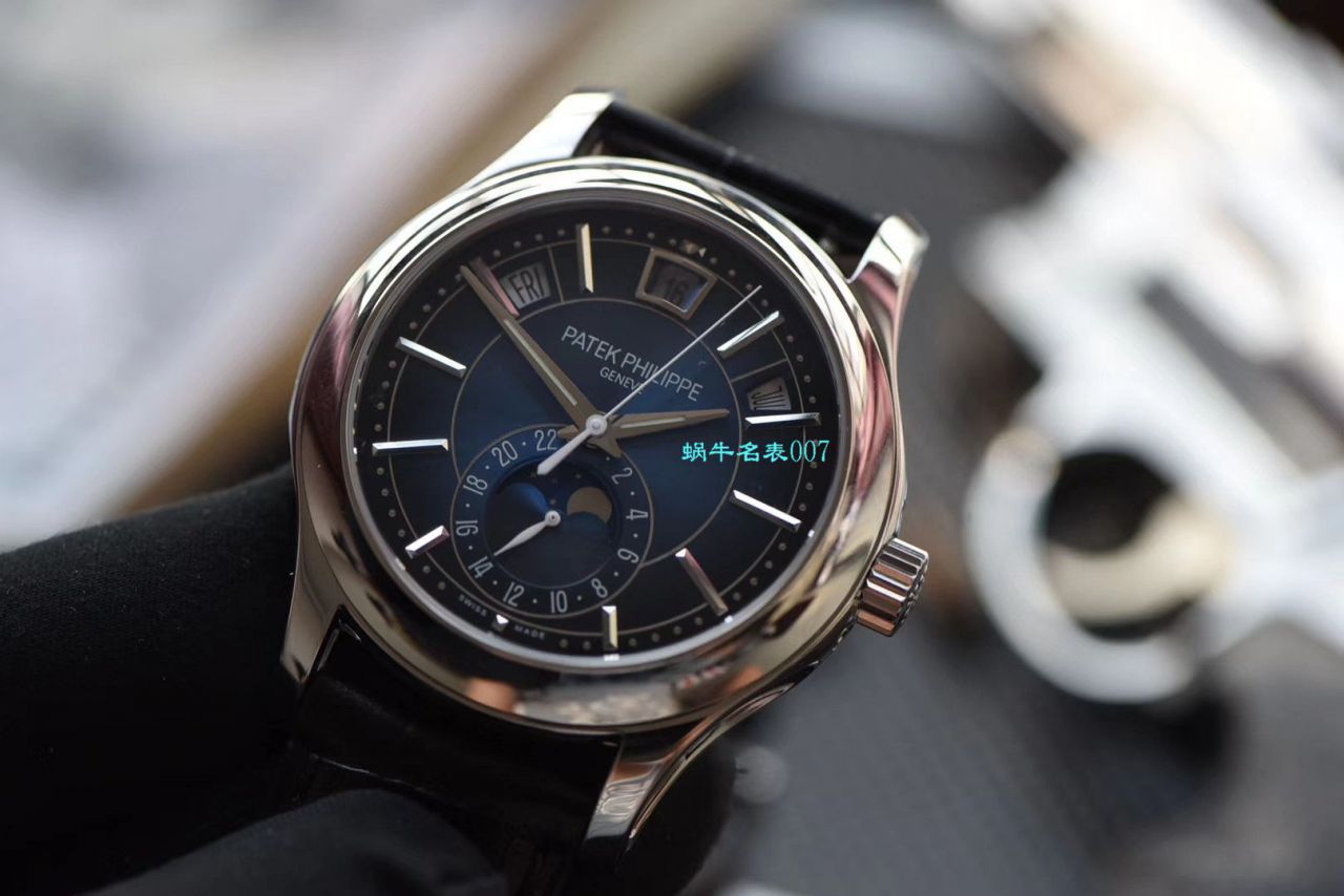 【视频评测GR厂顶级高仿表】百达翡丽复杂功能计时系列5205G-013腕表 / BD273