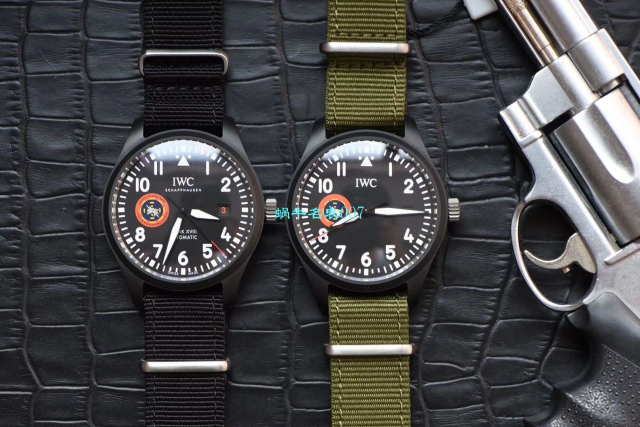 【M+万国复刻手表】IWC萬 國 IW32409 TOPGUN SFTI 高仿海軍空戰部隊飛行員特別紀念腕錶 / M379