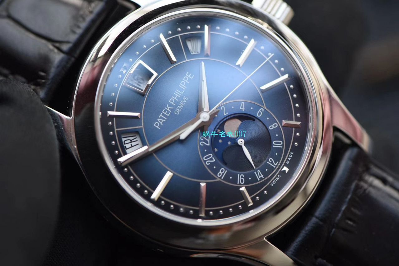 【视频评测GR厂顶级高仿表】百达翡丽复杂功能计时系列5205G-013腕表 / BD273