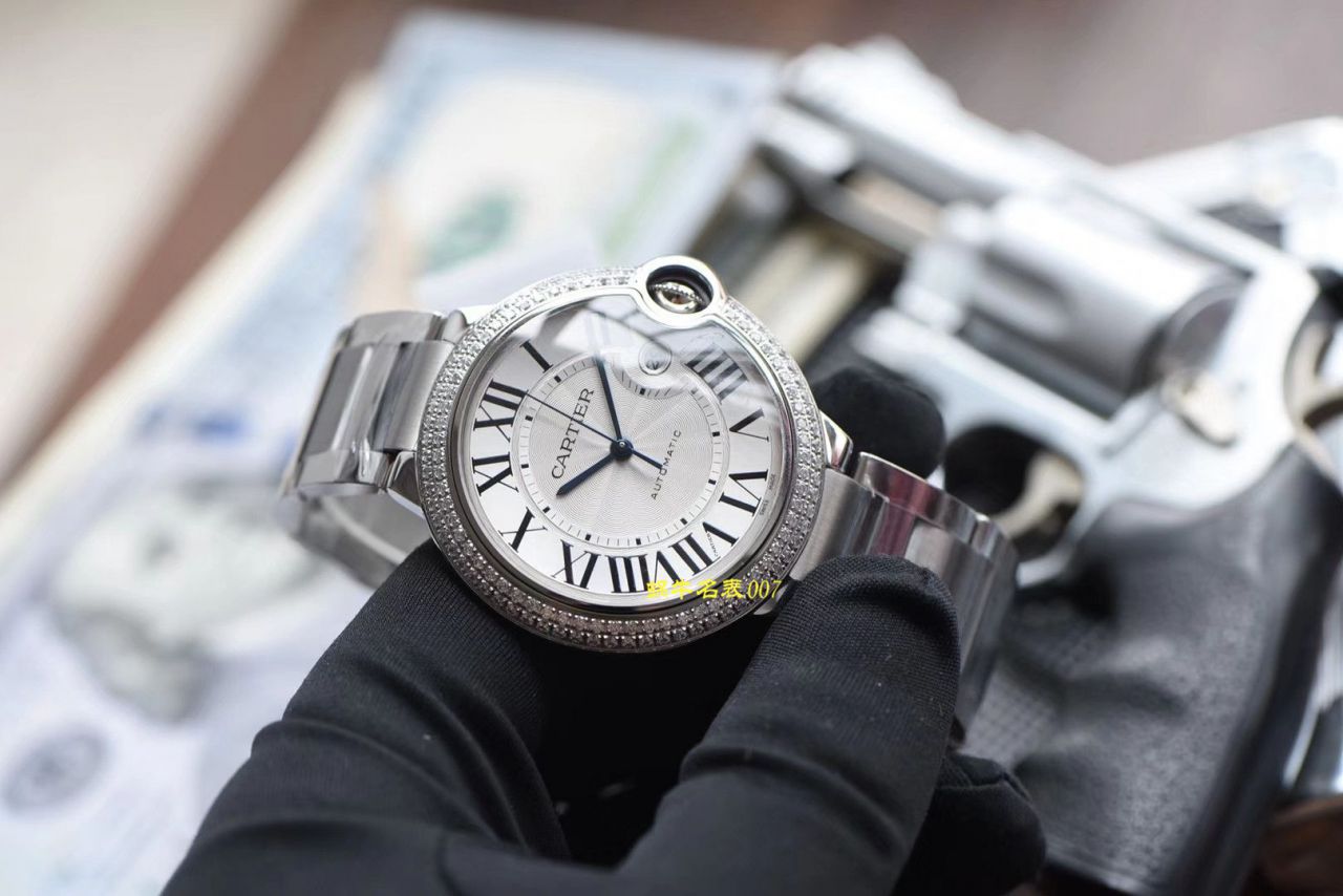 【V6厂官网CARTIER复刻高仿表】卡地亚蓝气球系列WE9009Z3钻圈腕表 / K222