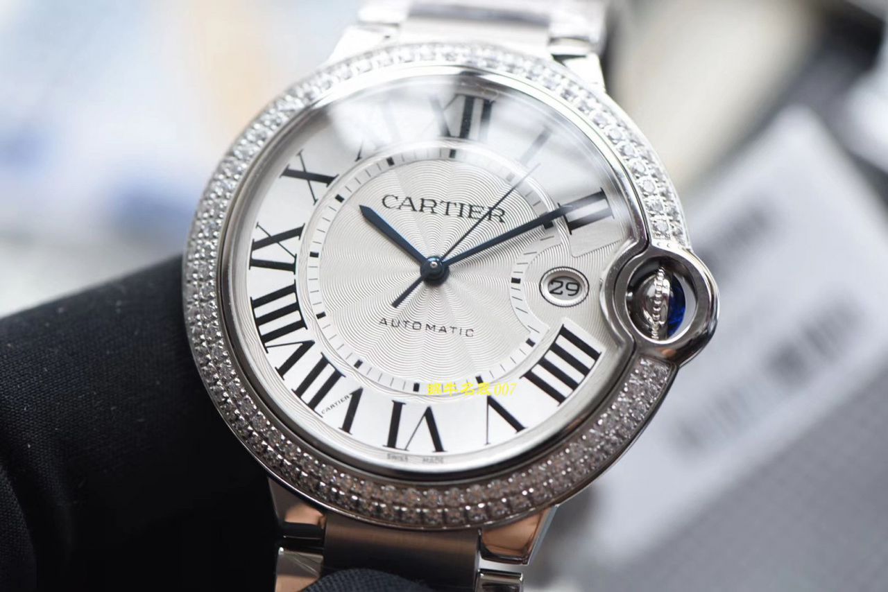 【V6厂官网CARTIER复刻高仿表】卡地亚蓝气球系列WE9009Z3钻圈腕表 / K222