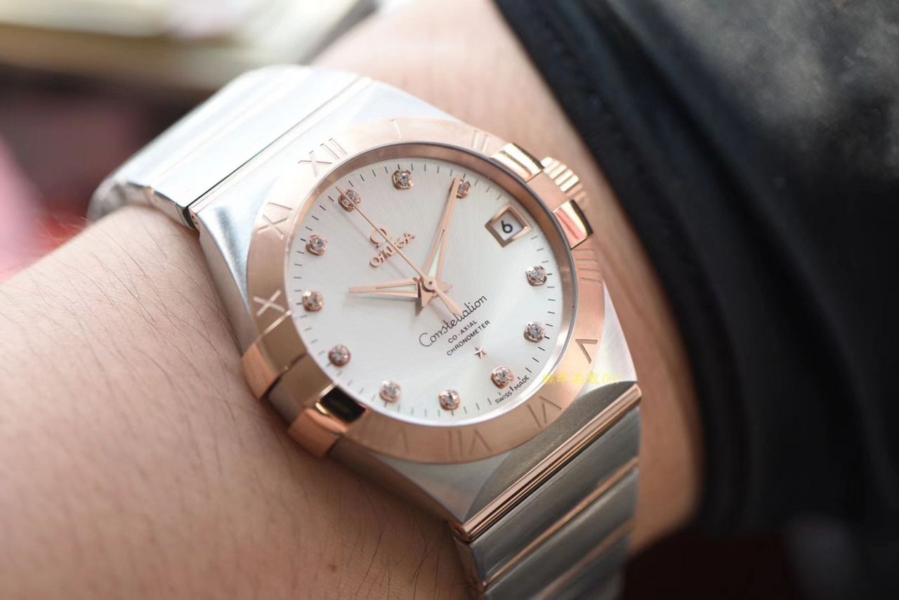 【VS厂复刻手表官网】欧米茄星座高仿123.20.38.21.13.001腕表 / M389