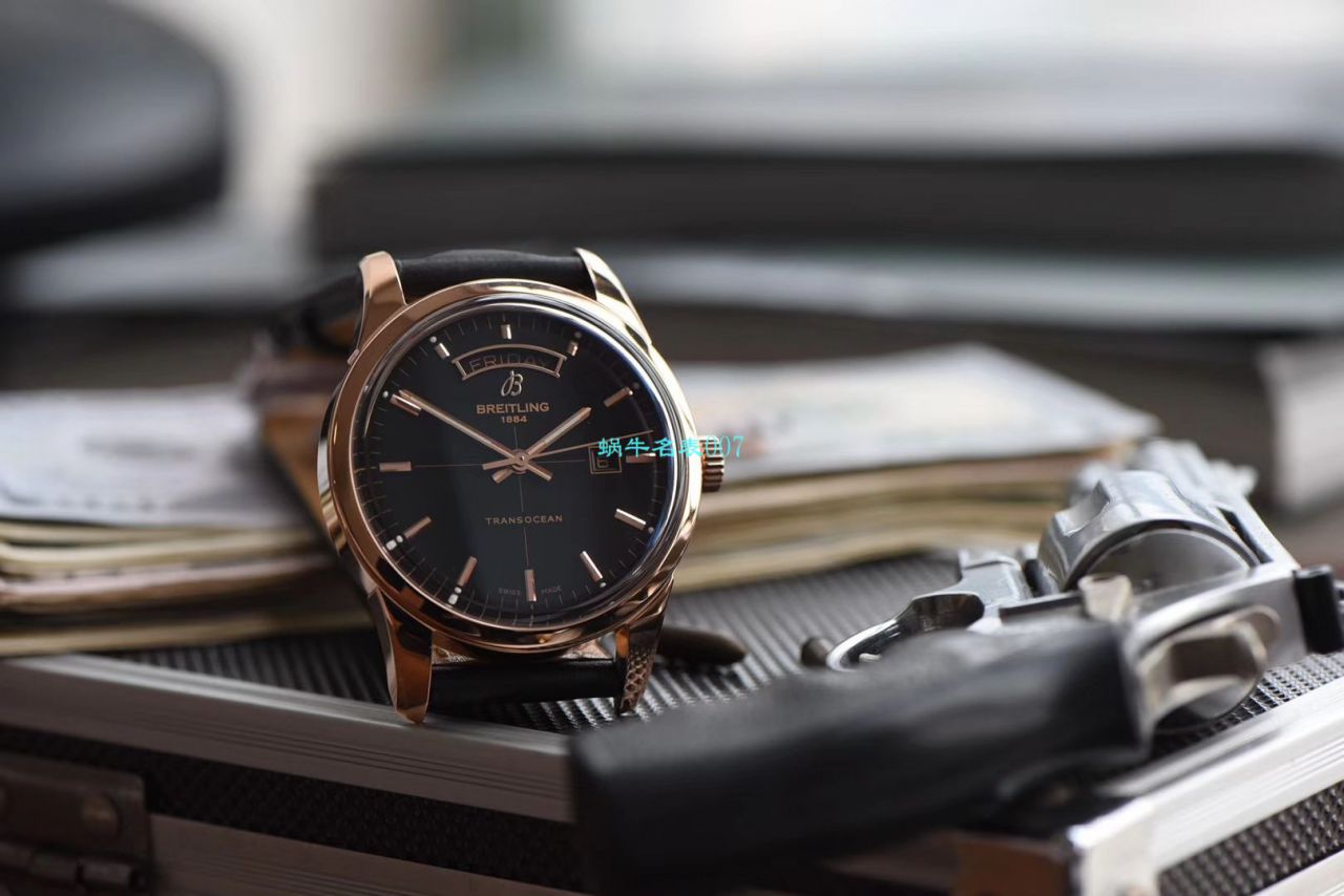 【V7厂百年灵复刻高仿手表】百年灵越洋系列R45310121B1P1腕表 / BL102