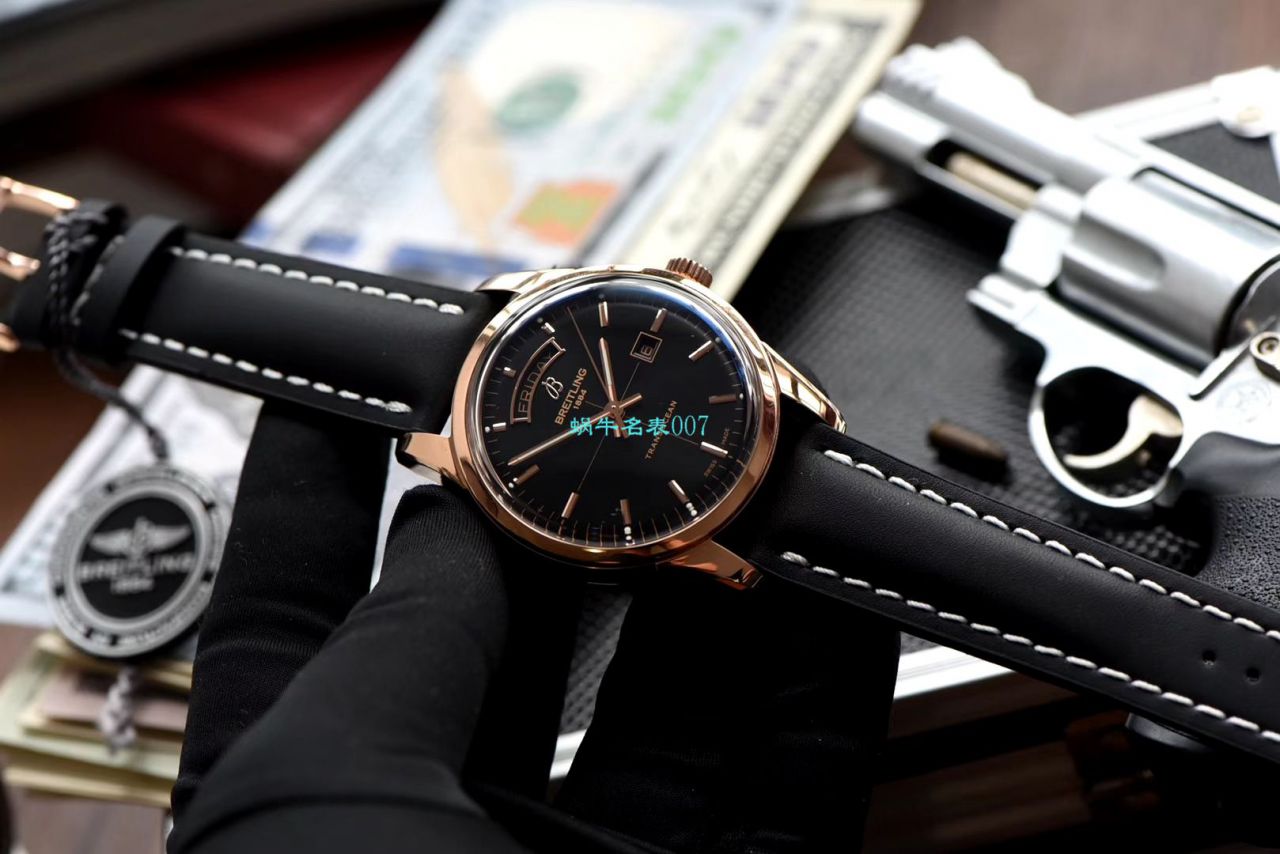 【V7厂百年灵复刻高仿手表】百年灵越洋系列R45310121B1P1腕表 / BL102