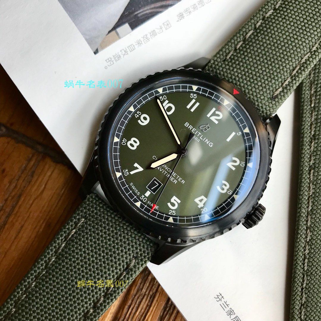 【渠道原单】百年灵飞行员8系列41柯蒂斯战鹰特别版M173152A1L1X2腕表 / BL106