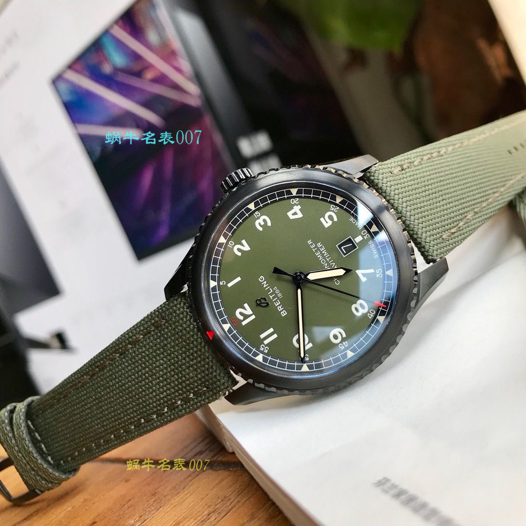 【渠道原单表】Breitling百年灵飞行员8系列M17314101B1X1腕表 / BL103