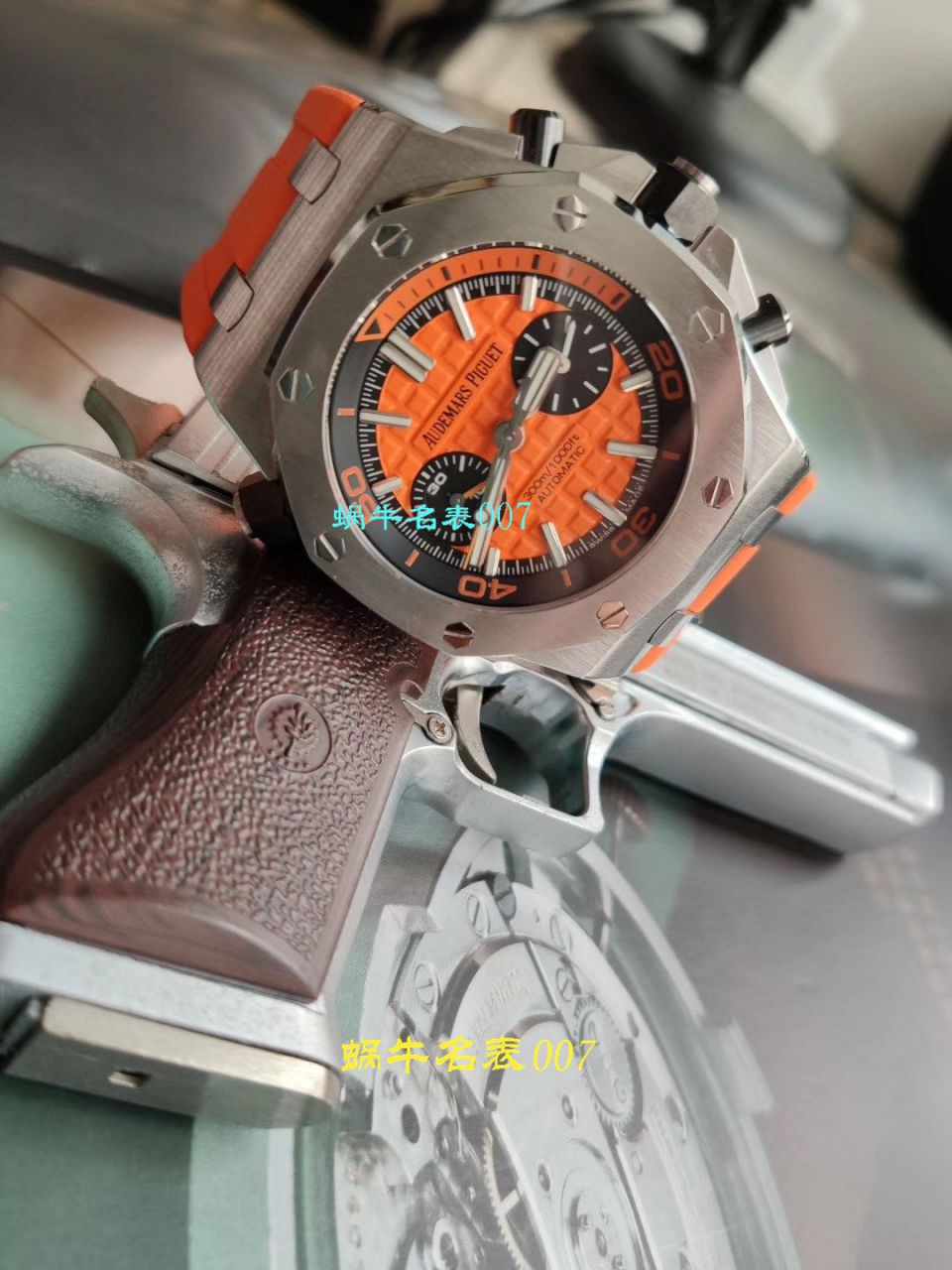 【NOOB厂复刻表无敌超值～N厂鲜橙计时离岸】爱彼复刻高仿皇家橡树离岸型系列26703ST.OO.A070CA.01腕表 / AP169