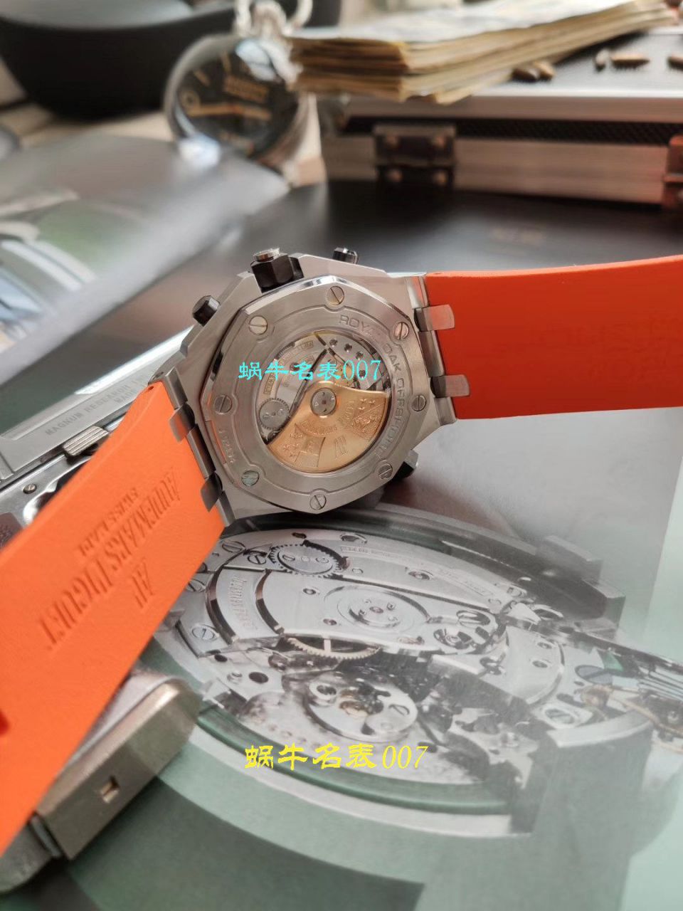 【NOOB厂复刻表无敌超值～N厂鲜橙计时离岸】爱彼复刻高仿皇家橡树离岸型系列26703ST.OO.A070CA.01腕表 / AP169