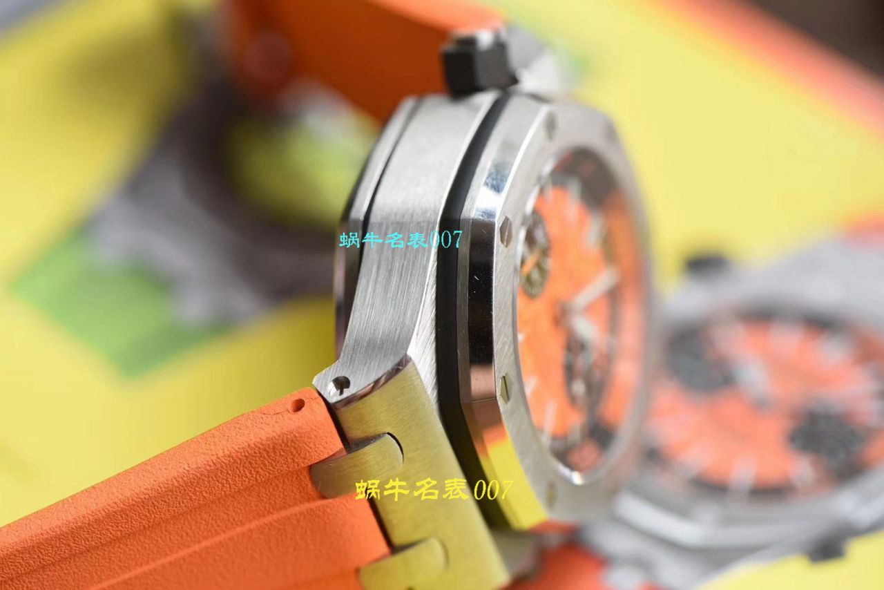 【NOOB厂复刻表无敌超值～N厂鲜橙计时离岸】爱彼复刻高仿皇家橡树离岸型系列26703ST.OO.A070CA.01腕表 / AP169