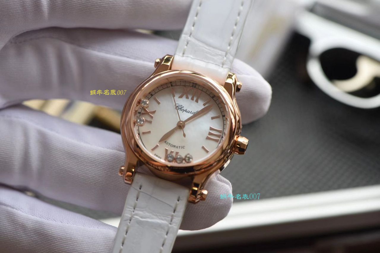 【NR厂高端复刻高仿女表小号30毫米】萧邦HAPPY DIAMONDS系列274893-5009腕表 / XB028