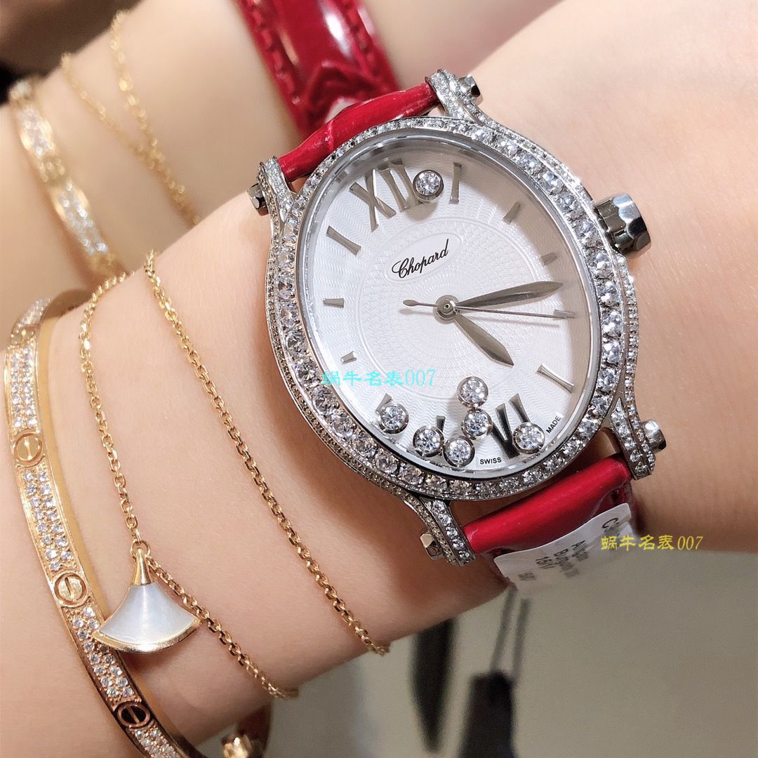 【萧邦顶级高仿表价格吧】萧邦HAPPY DIAMONDS系列275362-5003腕表 / XB023