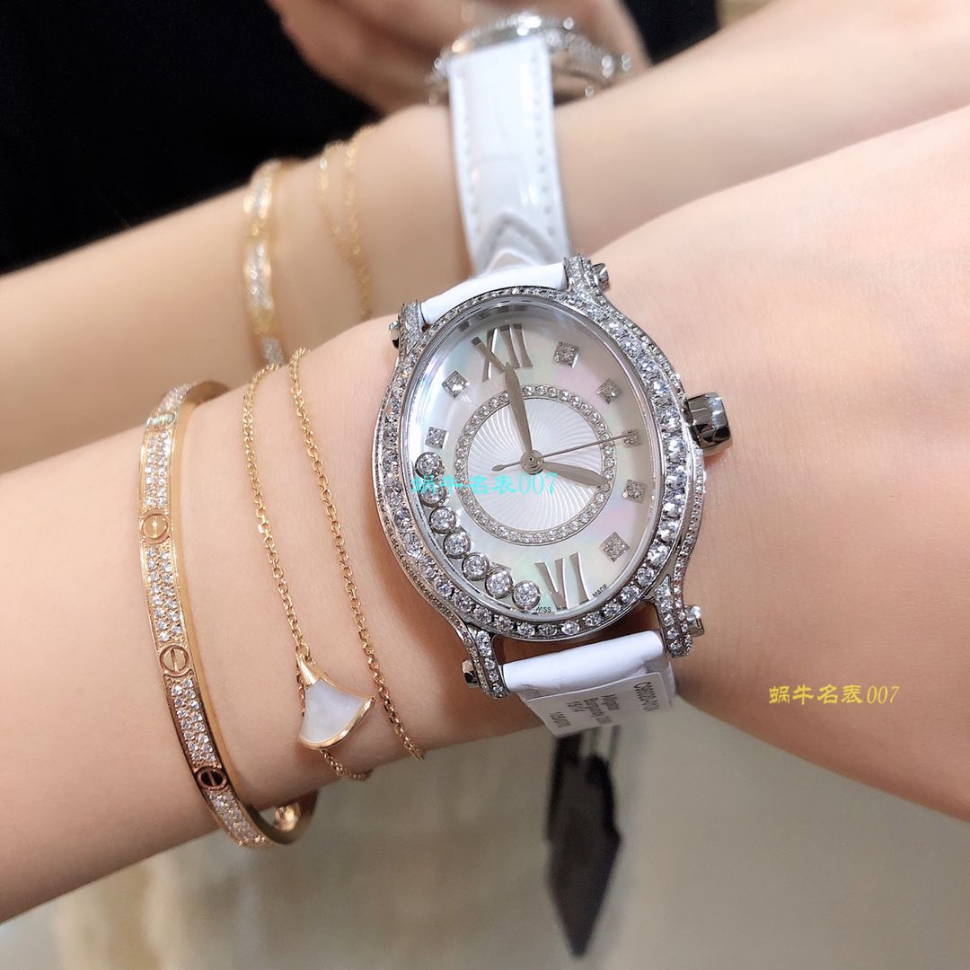 【萧邦顶级高仿表价格吧】萧邦HAPPY DIAMONDS系列275362-5003腕表 / XB023