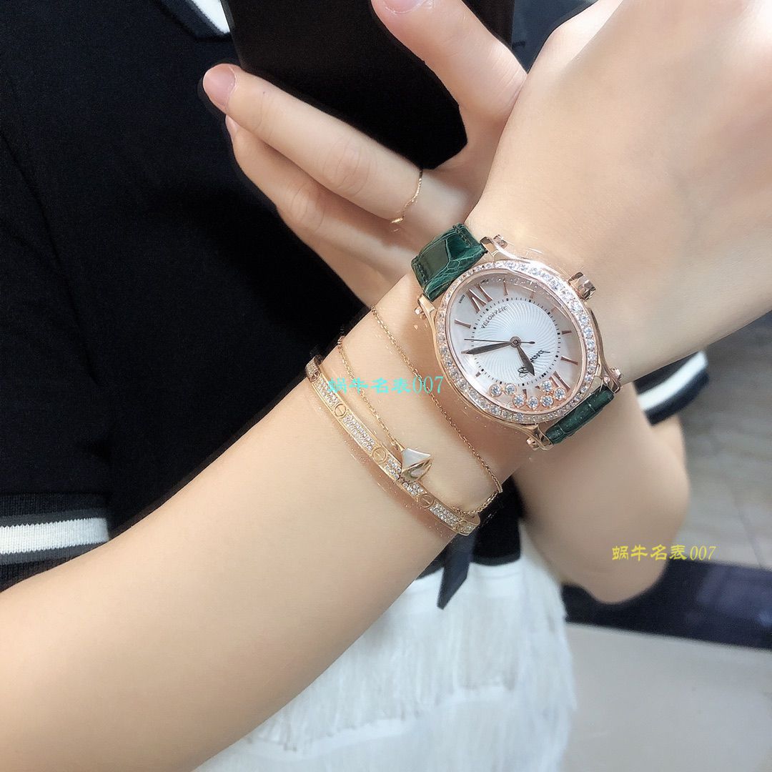 【萧邦顶级高仿表价格吧】萧邦HAPPY DIAMONDS系列275362-5003腕表 / XB023