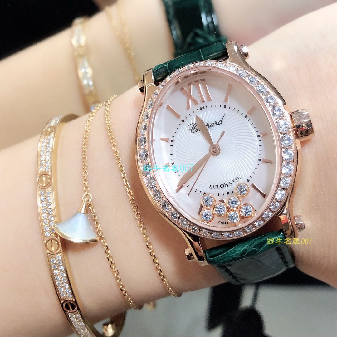 【萧邦顶级高仿表价格吧】萧邦HAPPY DIAMONDS系列275362-5003腕表 / XB023