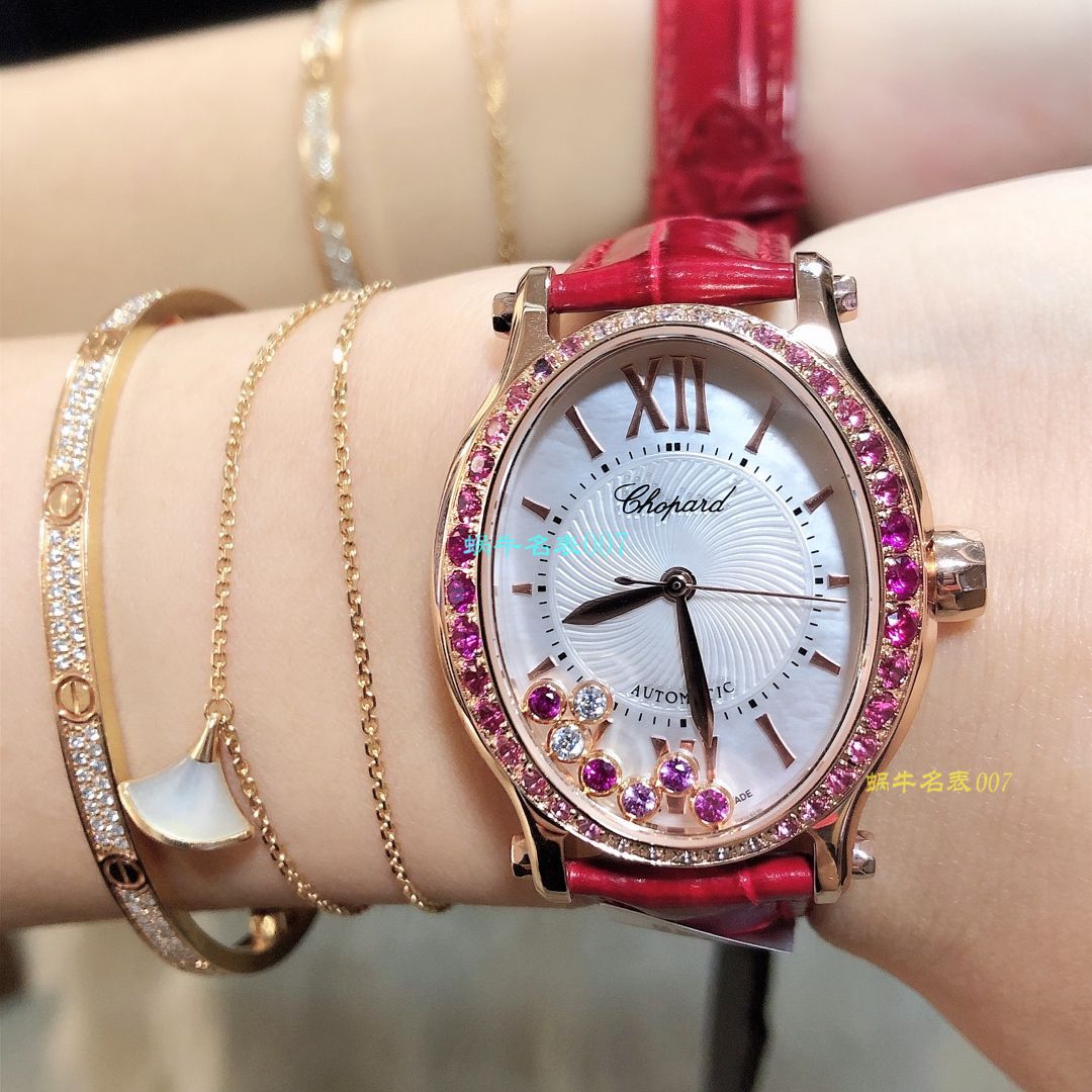 【萧邦顶级高仿表价格吧】萧邦HAPPY DIAMONDS系列275362-5003腕表 / XB023