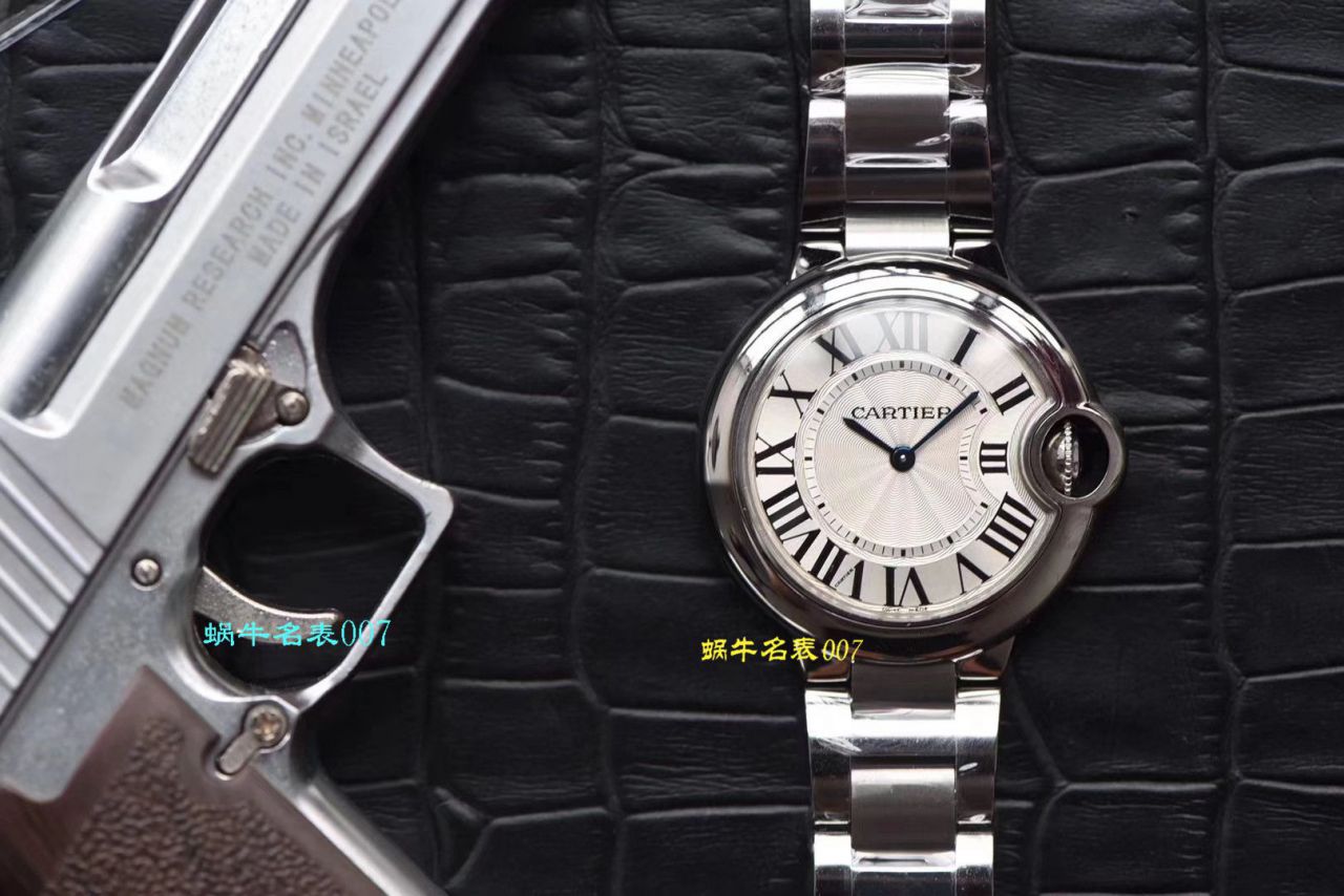【顶级复刻表最好的商家V6厂最新升级版】卡地亚蓝气球高仿W6920084女士33毫米腕表 / K218