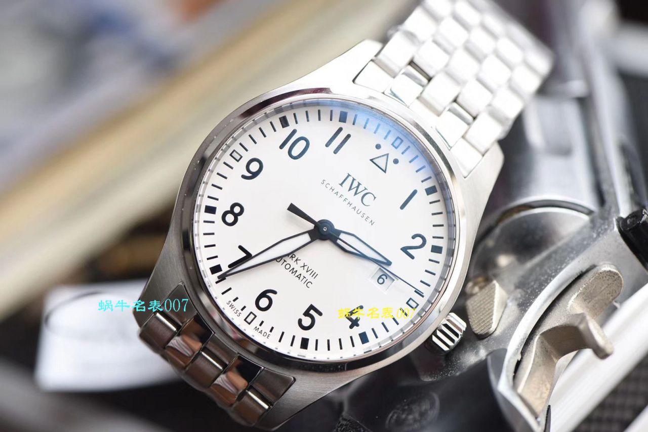 【视频评测V7厂马克十八钢带版】IWC万国表飞行员系列IW327014腕表(小王子)（万国超A高仿复刻表哪个厂最好） / WG359