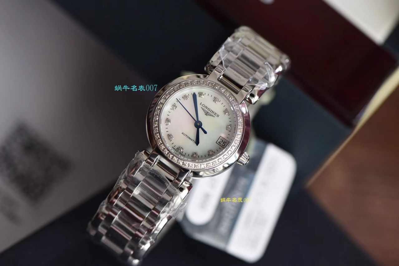 【原单真钻原装机芯机械女表】浪琴优雅PRIMALUNA心月系列L8.111.0.87.6腕表 / L112