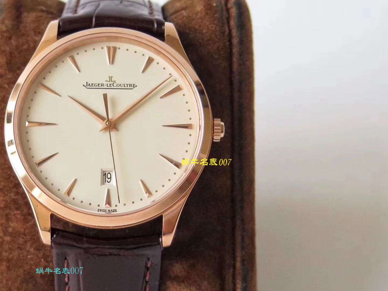ZF厂超薄臻品【极简主义 超薄设计】复刻高仿手表厂家积家Jaeger-LeCoultre MASTER ULTRA THIN超薄大师系列腕表系列 / JJ138