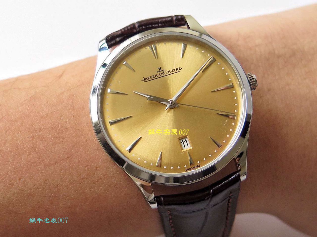 ZF厂超薄臻品【极简主义 超薄设计】复刻高仿手表厂家积家Jaeger-LeCoultre MASTER ULTRA THIN超薄大师系列腕表系列 / JJ138