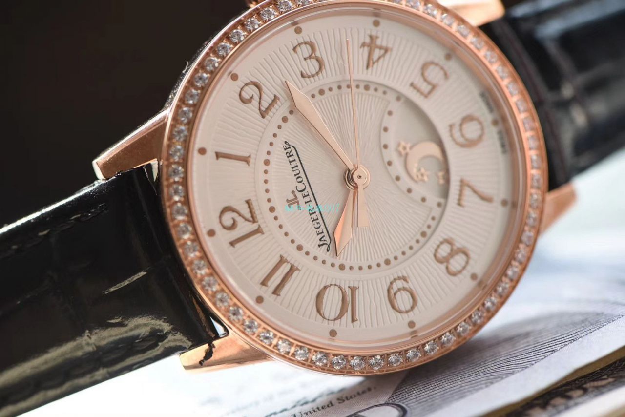 【视频评测zf厂手表官网积家高仿表吧】积家约会系列3442420女士腕表 / JJ132