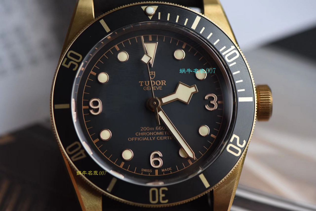 【视频评测XF厂帝舵复刻高仿表】帝舵碧湾系列M79250BA-0001腕表贝克汉姆同款最新青铜型小铜盾 / DT038