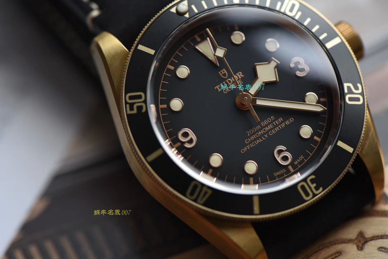 【视频评测XF厂帝舵复刻高仿表】帝舵碧湾系列M79250BA-0001腕表贝克汉姆同款最新青铜型小铜盾 / DT038