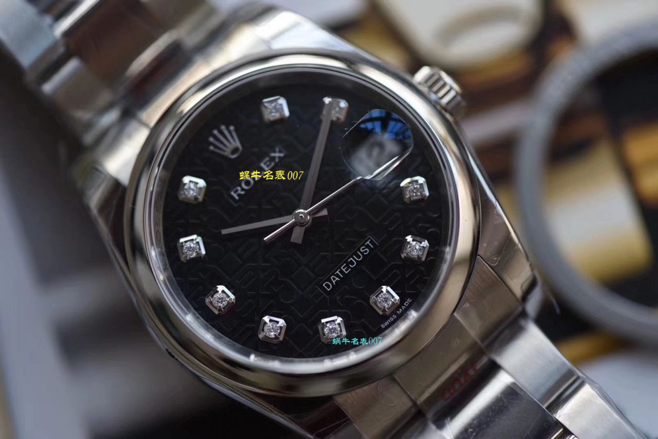 【视频评测高仿劳力士男表价格】DJ厂电脑纹面劳力士日志型36系列m116234-0122腕表 / R329