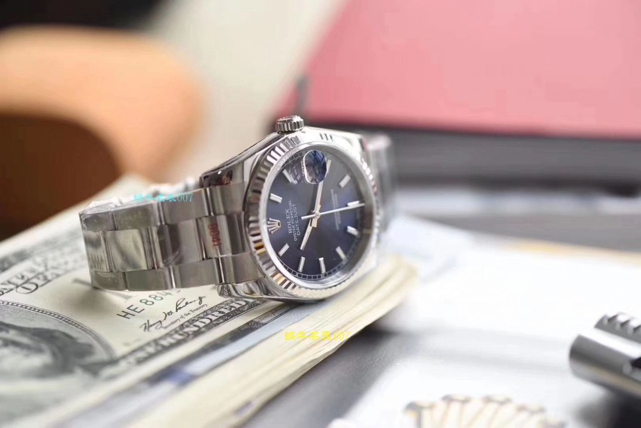 【视频评测DJ厂家劳力士复刻高仿手表】劳力士日志型36毫米系列m126234-0018腕表 / R328