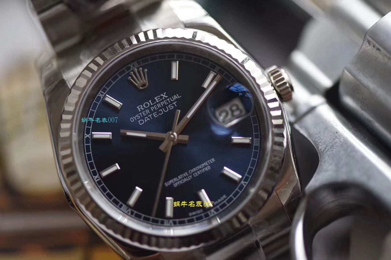 【视频评测DJ厂家劳力士复刻高仿手表】劳力士日志型36毫米系列m126234-0018腕表 / R328