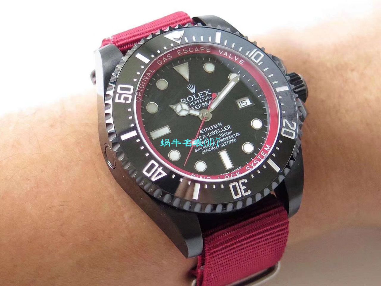 【VR厂复刻劳力士高仿红魔】SEA深潜系列BAMFORD WATCH海外定制版腕表 / R366