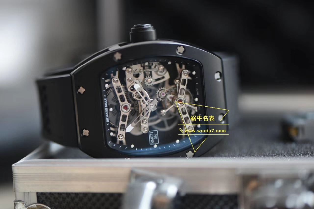 RICHARD MILLE(理查德米勒)顶级复刻高仿里查德米尔男士系列RM 027 TOURBILLON RAFAEL NADAL腕表 / RM 027