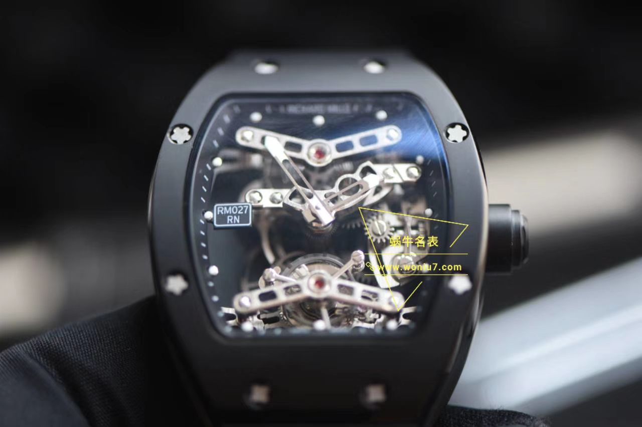 RICHARD MILLE(理查德米勒)顶级复刻高仿里查德米尔男士系列RM 027 TOURBILLON RAFAEL NADAL腕表 / RM 027