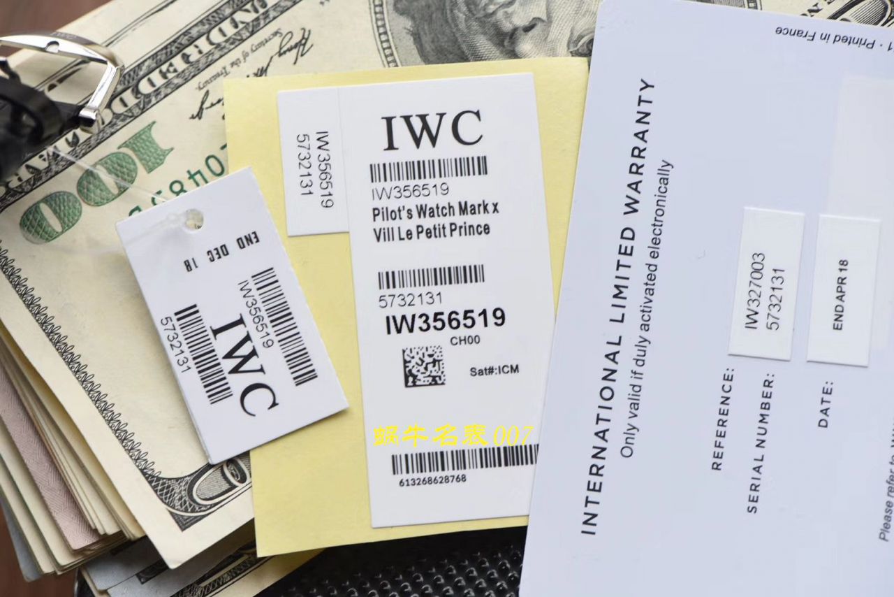 【V7厂顶级复刻万国手表】万国博泰菲诺150周年周年纪念高仿IW356519腕表 / WG381