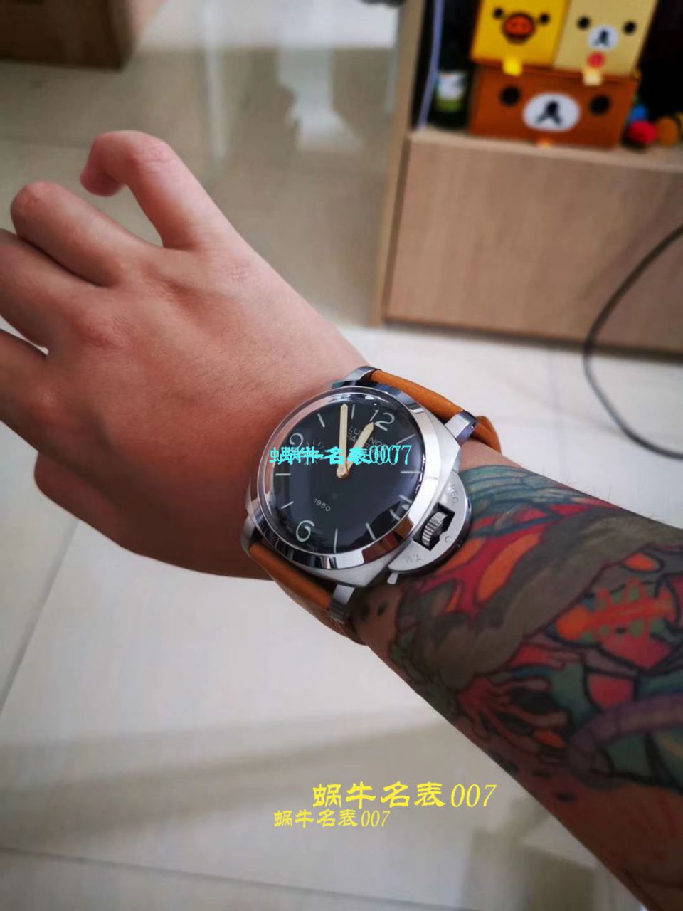 【V9一比一顶级复刻高仿手表】沛纳海LUMINOR系列 PAM00972雕花腕表 / PAM972