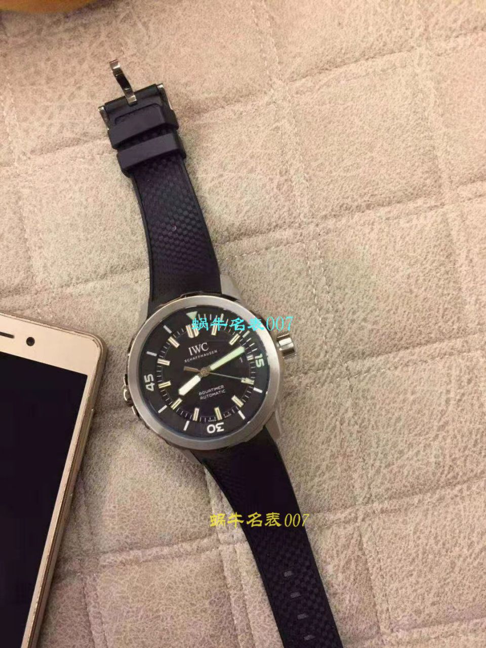 【独家视频测评1:1超A高仿手表】万国海洋时计系列CHRONOGRAPH计时IW329001腕表 / WG165