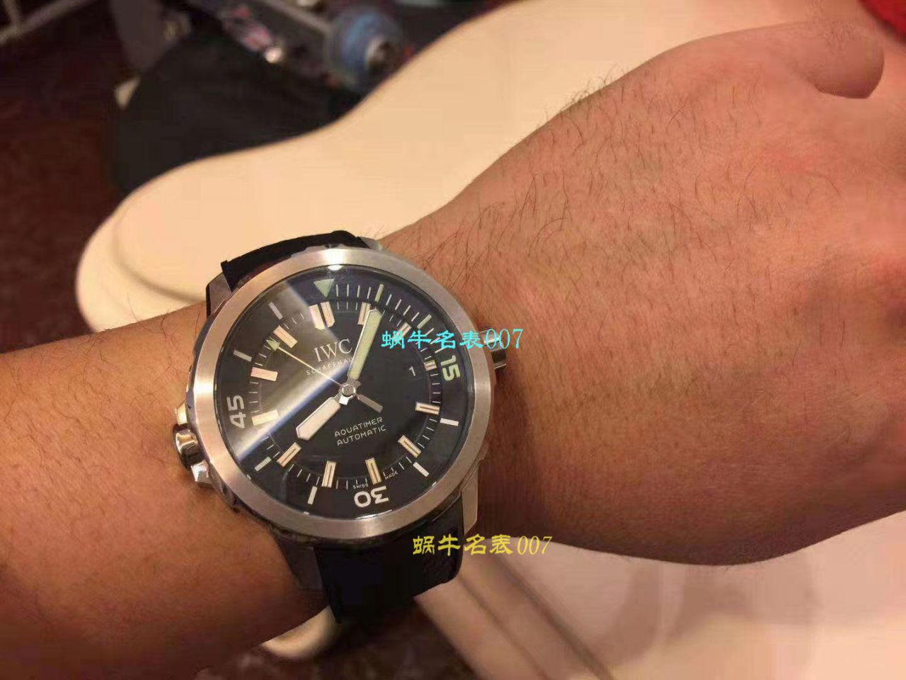 【独家视频测评1:1超A高仿手表】万国海洋时计系列CHRONOGRAPH计时IW329001腕表 / WG165