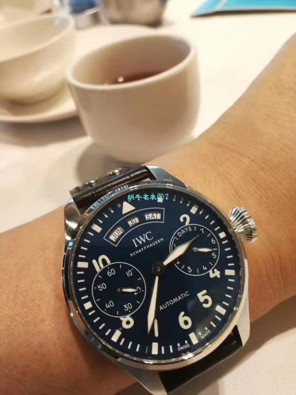 【视频评测YL厂万国 复刻表】IWC万国表飞行员高仿IW502703腕表(大型飞行员年历腕表“小王子”特别版) / WG376