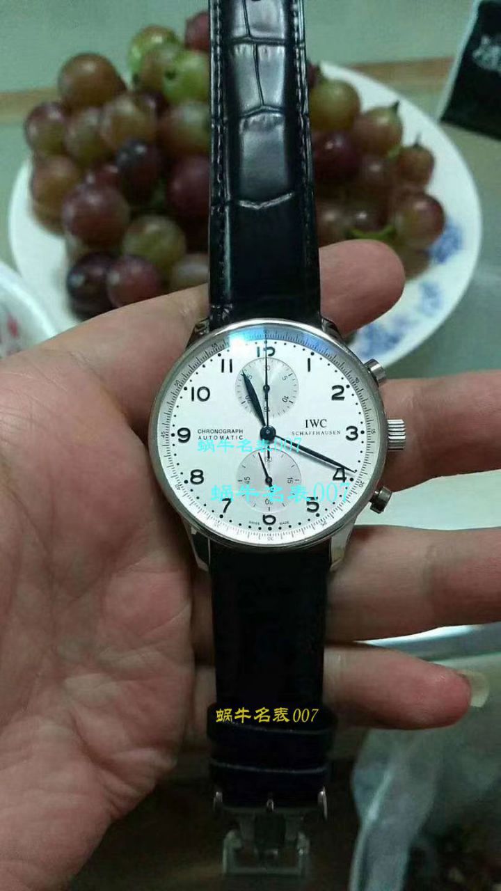 视频评测顶级复刻IWC万国表葡萄牙系列IW371491腕表【YL厂V7顶级复刻高仿版本万国葡计】 / WG315MM