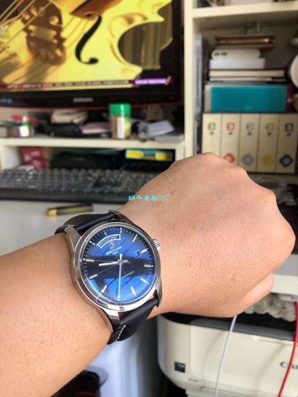 【视频评测复刻表和正品表的区别】V7出品百年灵越洋系列星期日历款超级副本 / BL100