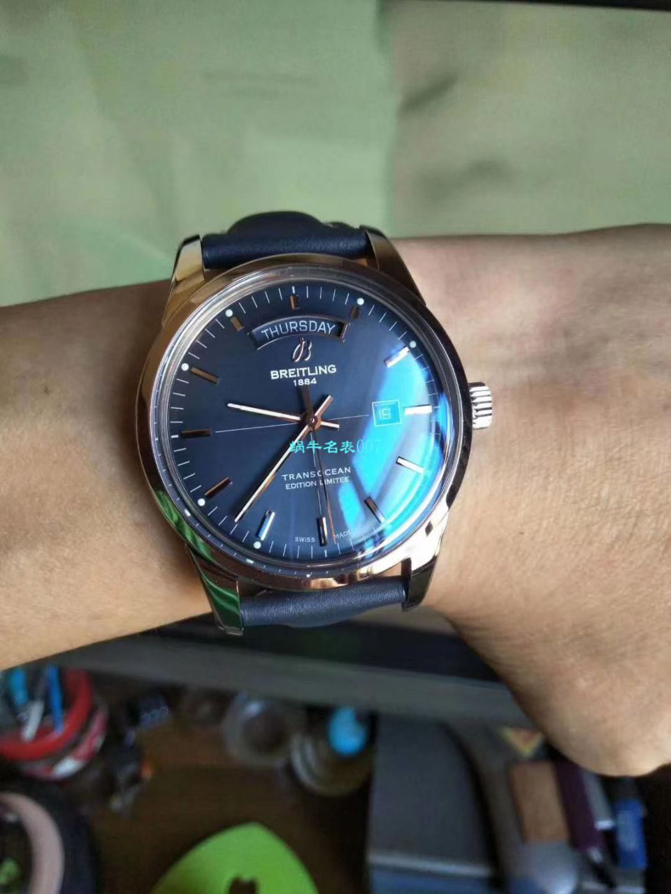 视频评测百年灵越洋系列A4531012|G751|437X|A20BA.1一比一复刻高仿腕表【七星推荐‼️ V7出品 百年灵Transocean Day & Date】 / BL096