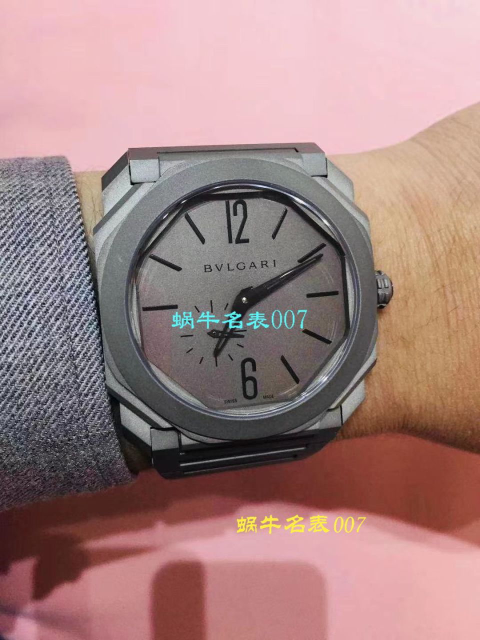 【台湾厂一比一超A高仿手表】宝格丽OCTO系列102713 BGO40C14TTXTAUTO腕表 / BZ016