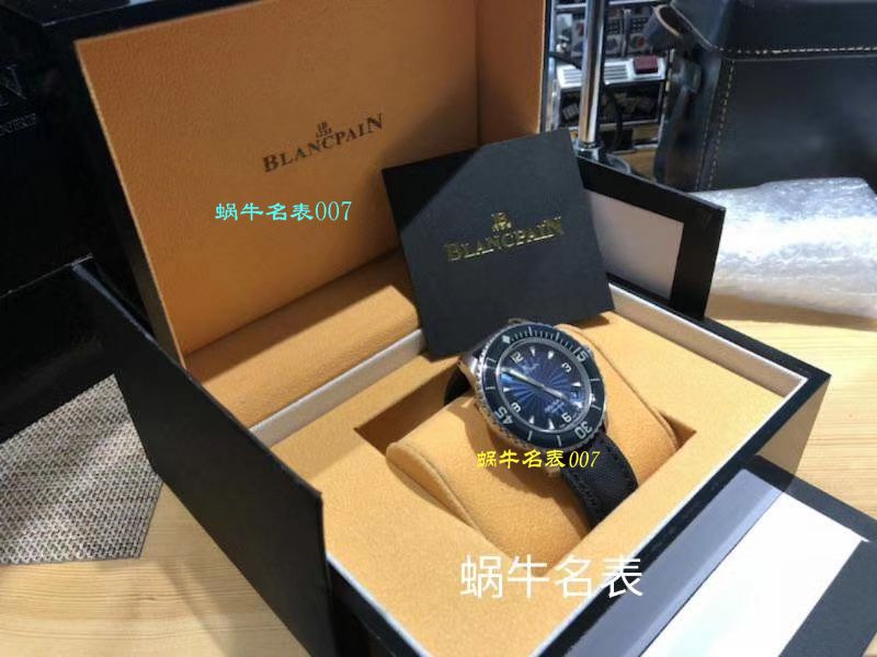 【视频评测ZF一比一超A高仿手表】宝珀五十噚系列“黑武士”噚终极版5015-11C30-52A腕表 / BP032