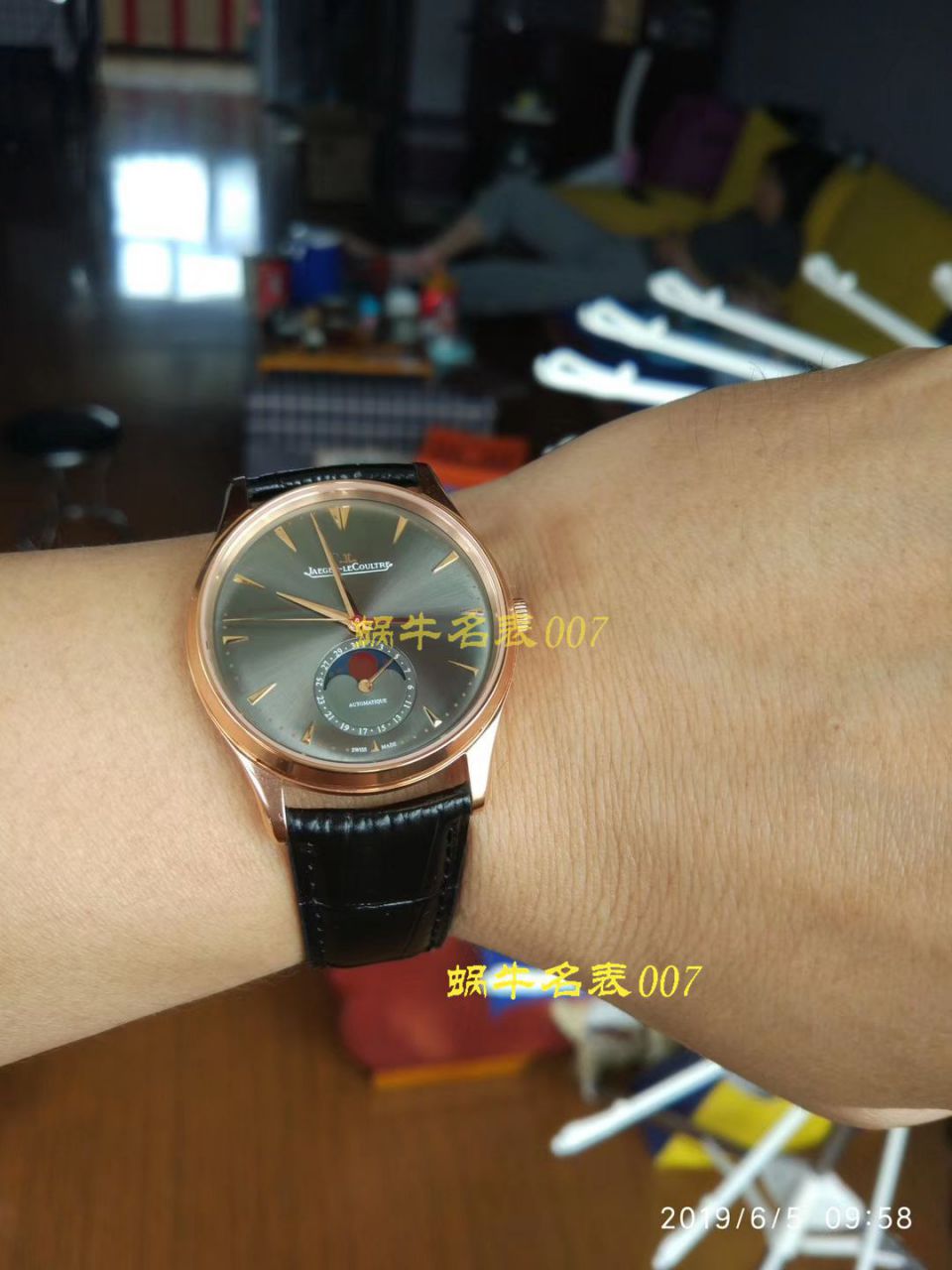 ZF【厚积“薄”发 年度大作】 ZF新品，顶级复刻高仿积家月相大师系列1368470《黑面》、Q1368420《白面》腕表 / JJ122